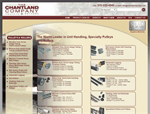 Tablet Screenshot of chantlandpulley.com